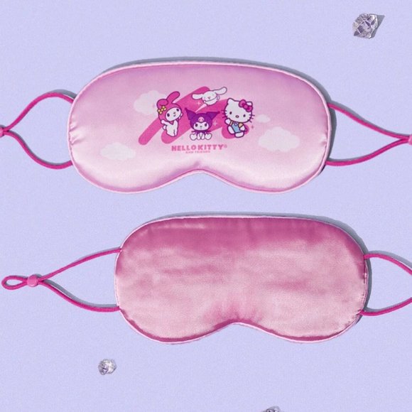Hello Kitty & Friends 1pc Satin Sleep Mask with Storage Bag - Picture 5 of 6